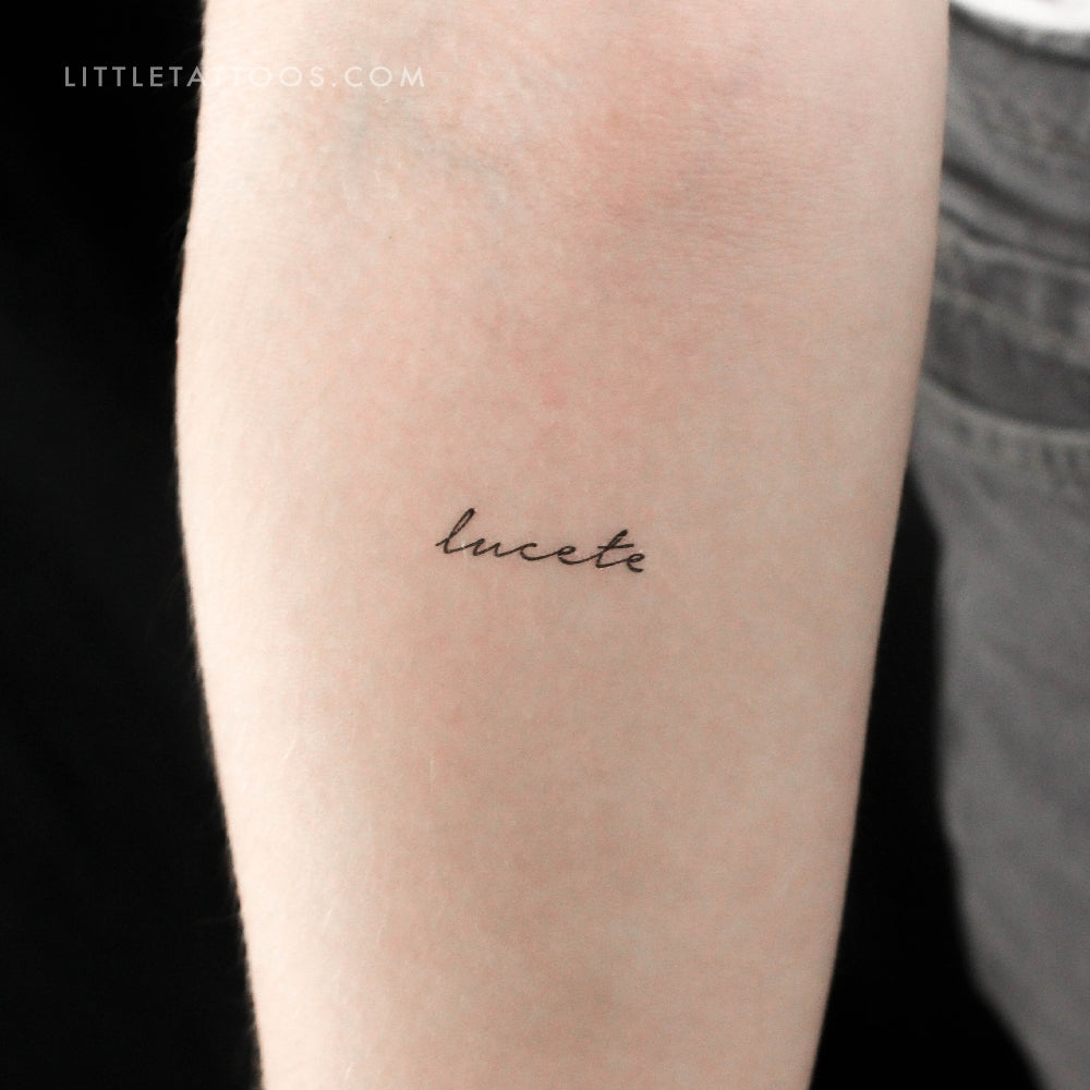 Tatuaje temporal Lucete - Juego de 3