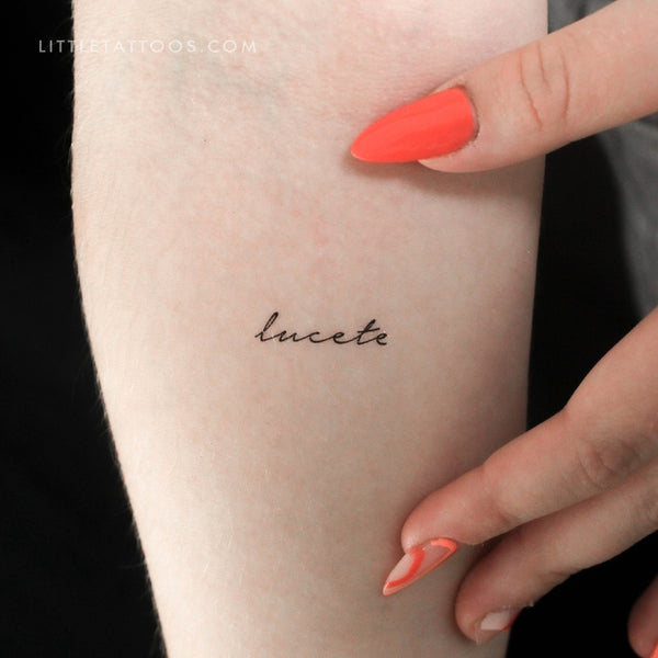 Lucete Temporary Tattoo - Set of 3