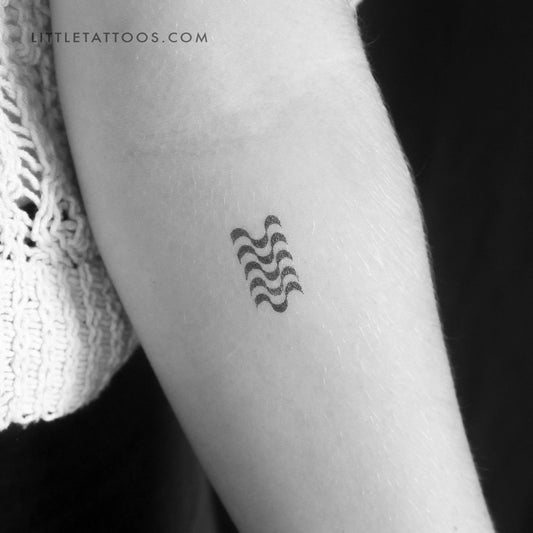 Tatuaje temporal con diseño de playa de Ipanema (juego de 3)