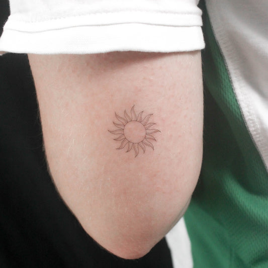 Tatuaje temporal "Sol pequeño" de 1991.ink - Juego de 3