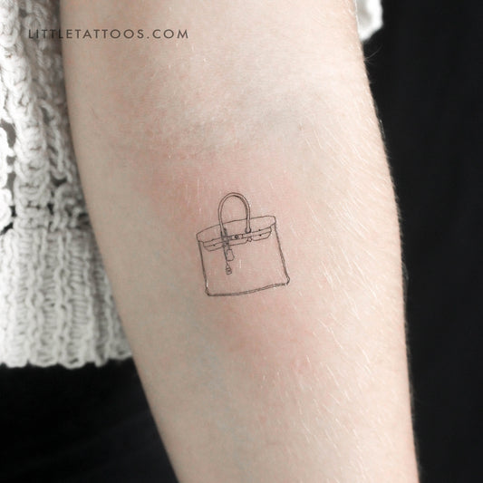 Tatuaje temporal para bolso de mano Birkin (juego de 3)