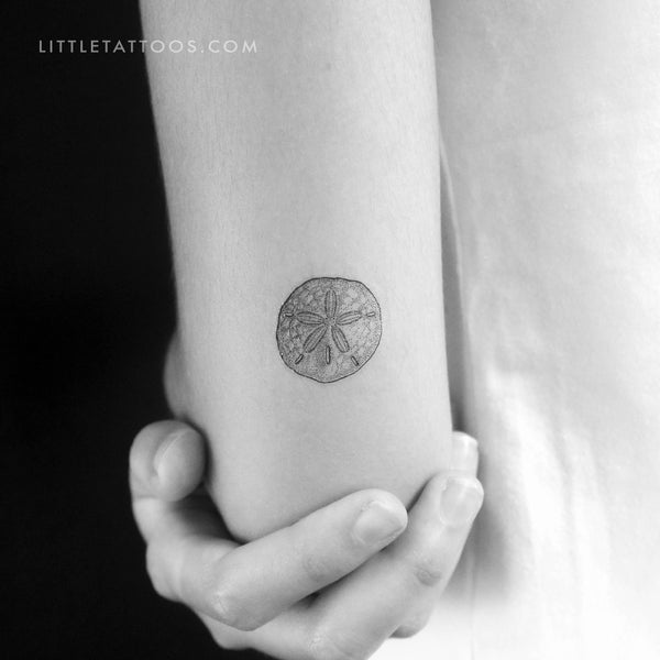 Sand Dollar Temporary Tattoo - Set of 3