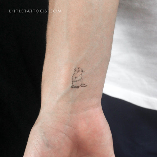 Tatuaje temporal de marmota - Juego de 3