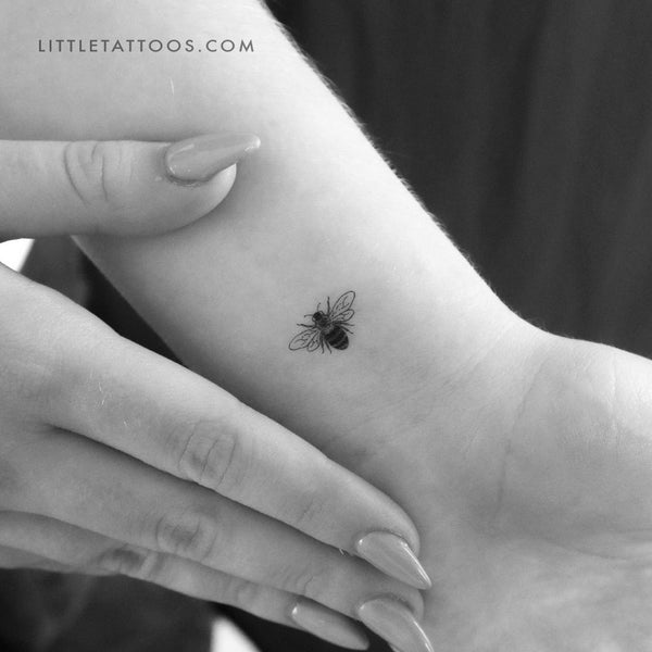 Little Bee Temporary Tattoo - Set of 3