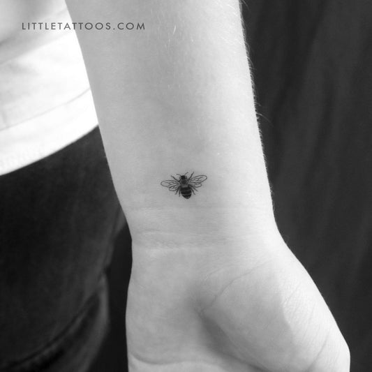 Tatuaje temporal de abejita - Juego de 3