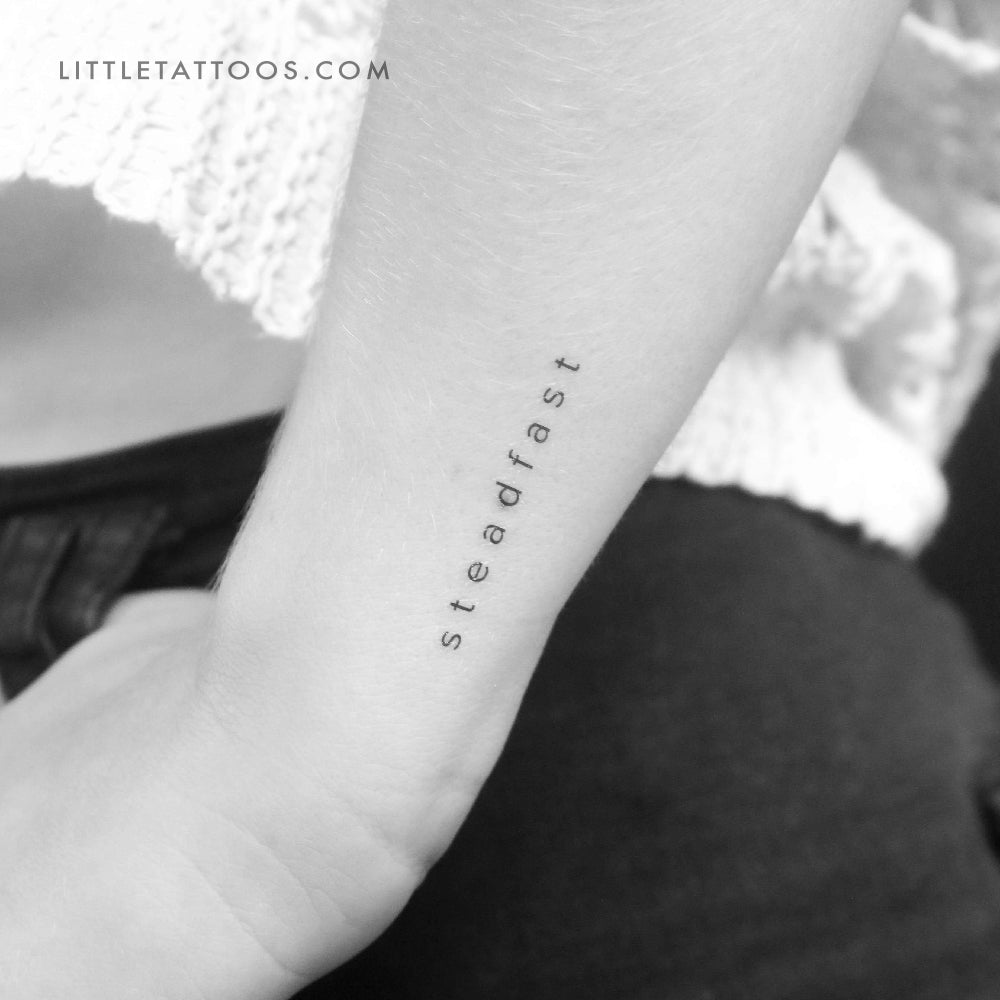 Tatuaje temporal "Stadfast" - Juego de 3