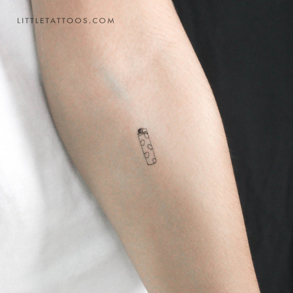 Lighter Temporary Tattoo - Set of 3