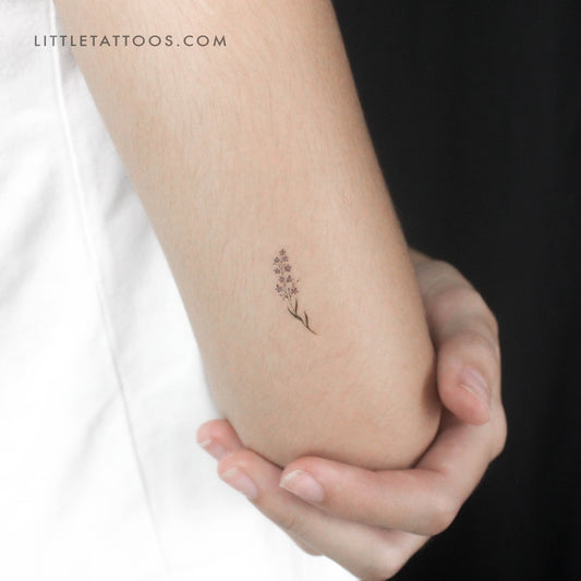 Tatuaje temporal de nomeolvides de Lena - Juego de 3