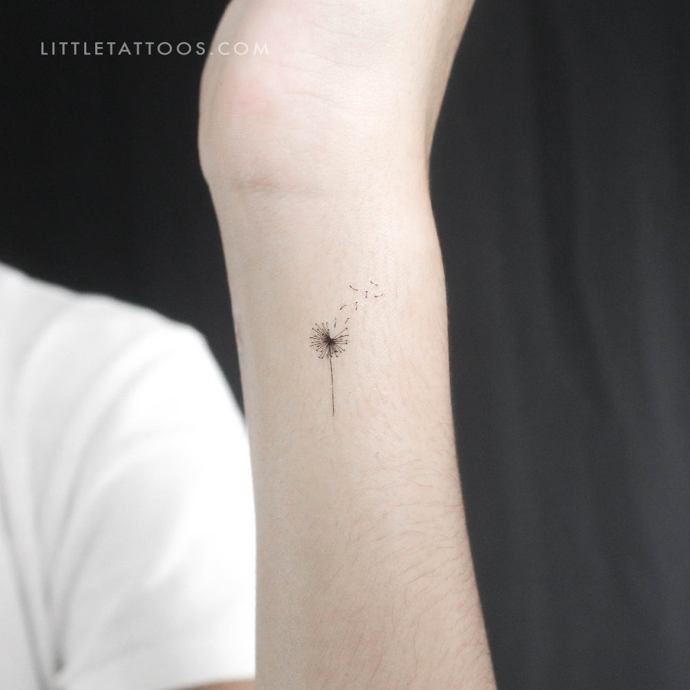 Tatuaje temporal de diente de león - Juego de 3