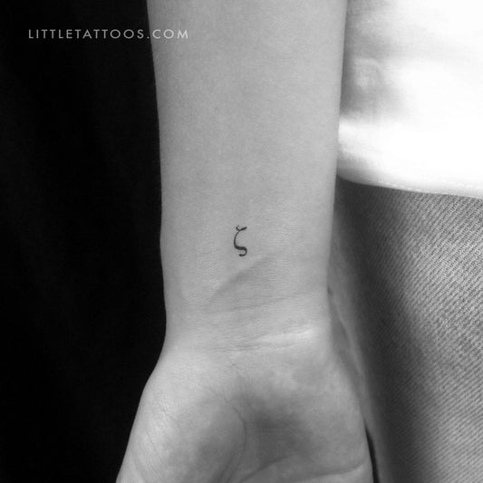 Tatuaje temporal Zeta ζ - Juego de 3
