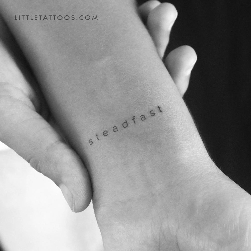 Tatuaje temporal "Stadfast" - Juego de 3