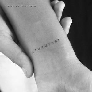 Steadfast Temporary Tattoo - Set of 3