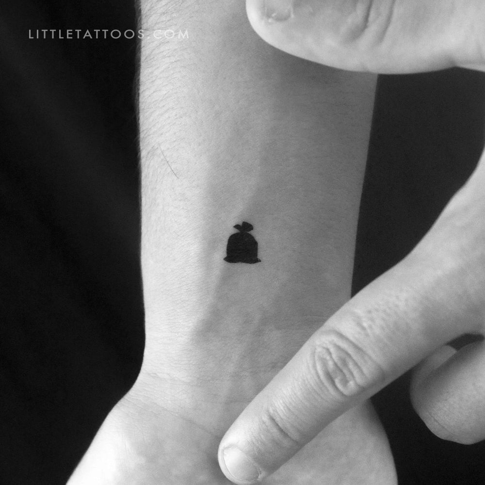 Rubbish Bag Temporary Tattoo - Set of 3
