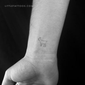 Little Goat Temporary Tattoo - Set of 3