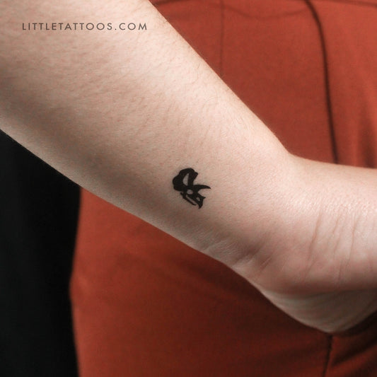 Tatuaje temporal de calavera de triceratops (juego de 3)