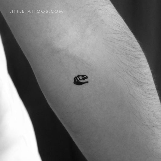 Tatuaje temporal de fósil de T-Rex - Juego de 3