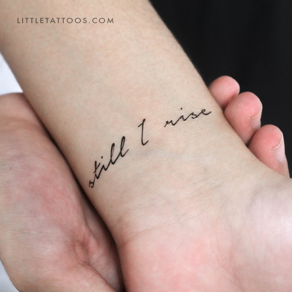 Still I Rise Temporary Tattoo - Set of 3