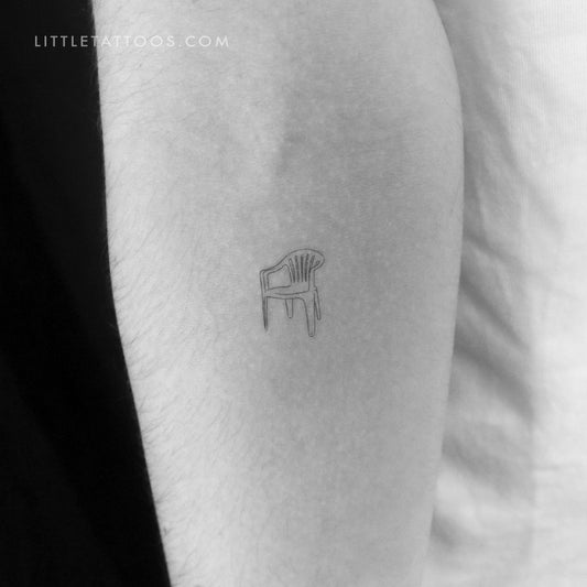 Tatuaje temporal de silla de plástico (juego de 3)