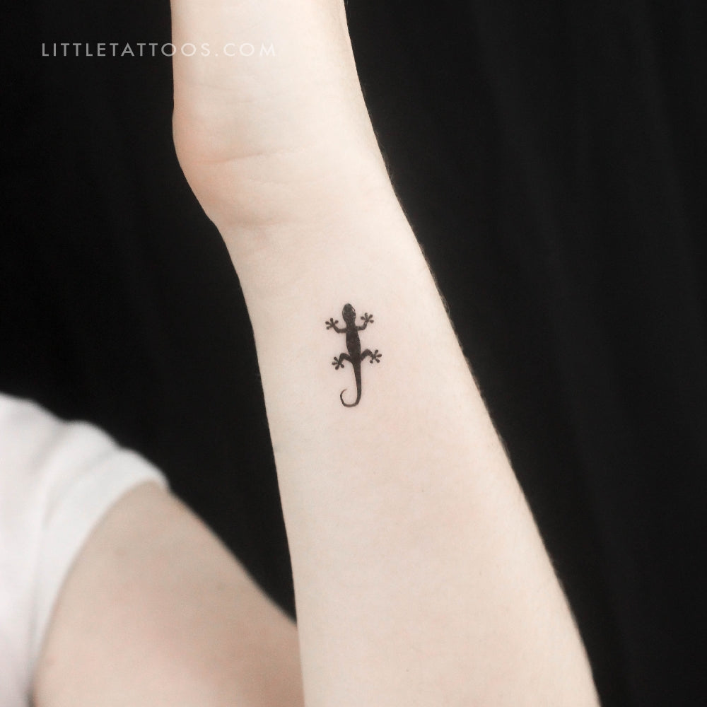 Tatuaje temporal de geco - Juego de 3