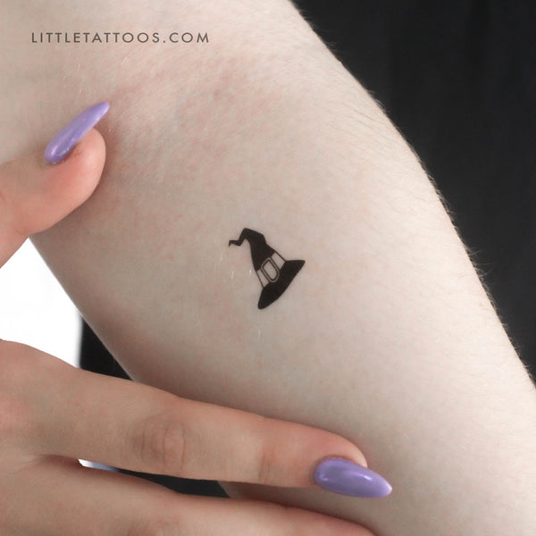 Witch's Hat Temporary Tattoo - Set of 3