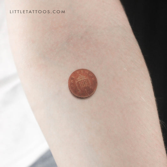 One Penny Temporary Tattoo - Set of 3