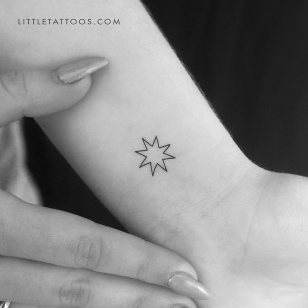 Ishtar Star Temporary Tattoo - Set of 3