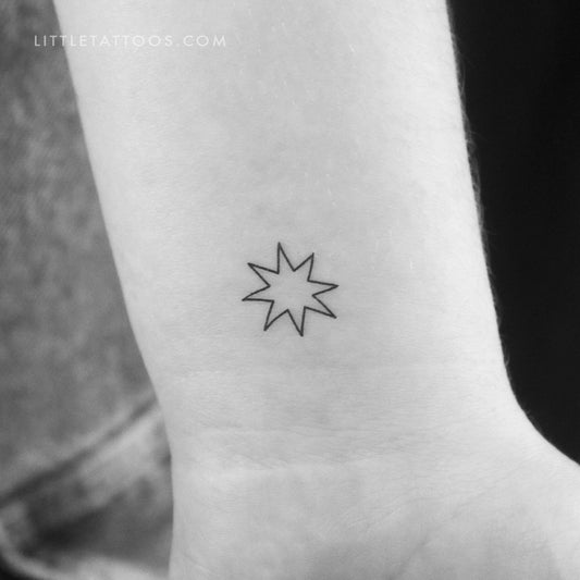 Tatuaje temporal de la estrella de Ishtar - Juego de 3
