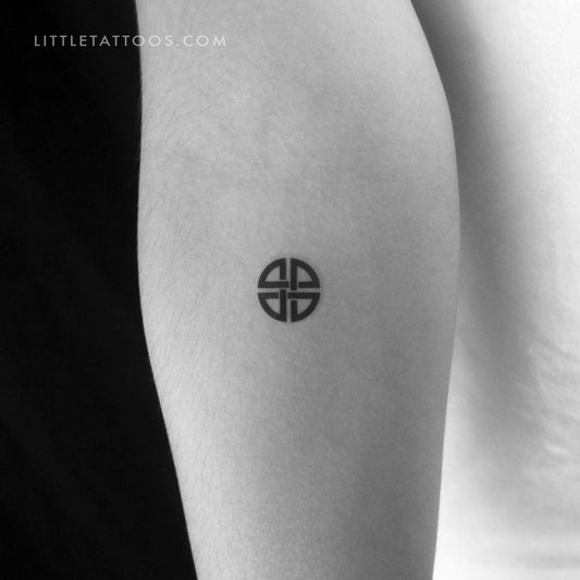Tatuaje temporal de nudo celta pequeño (juego de 3)