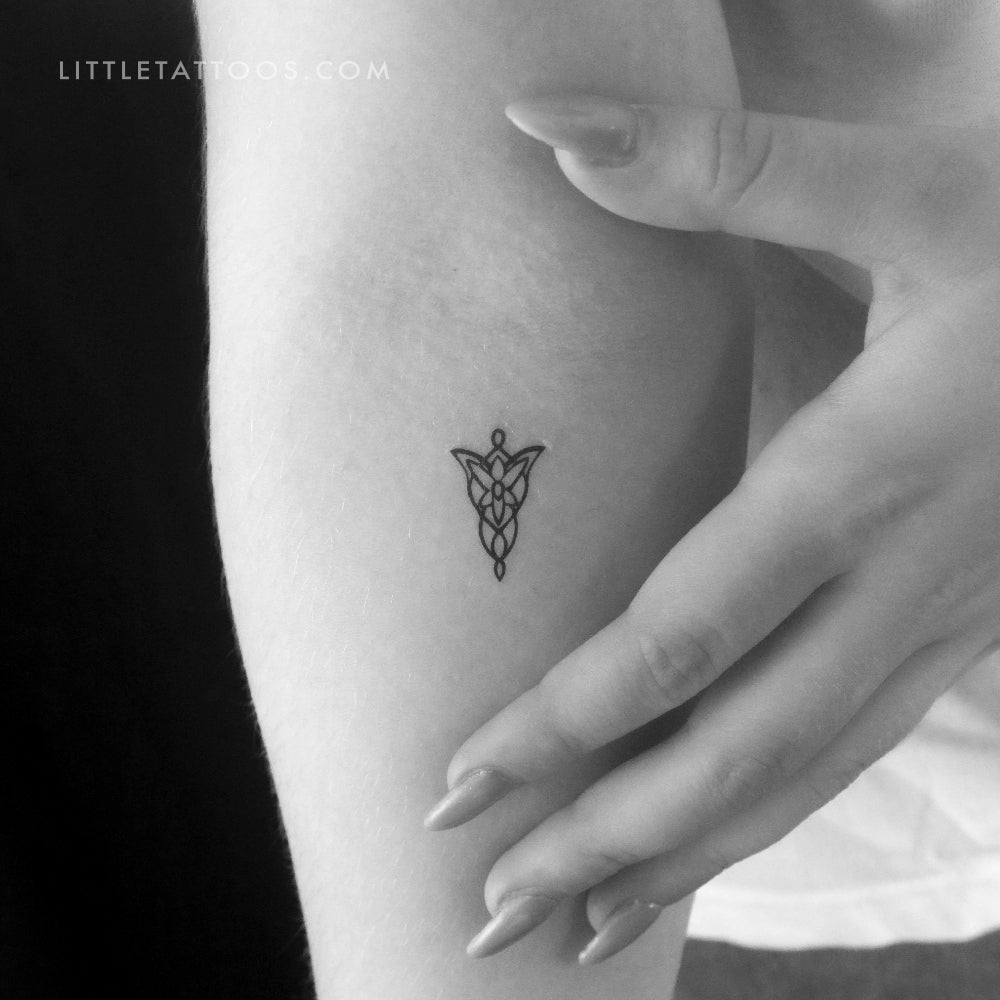 Tatuaje temporal de estrella de la tarde - Juego de 3