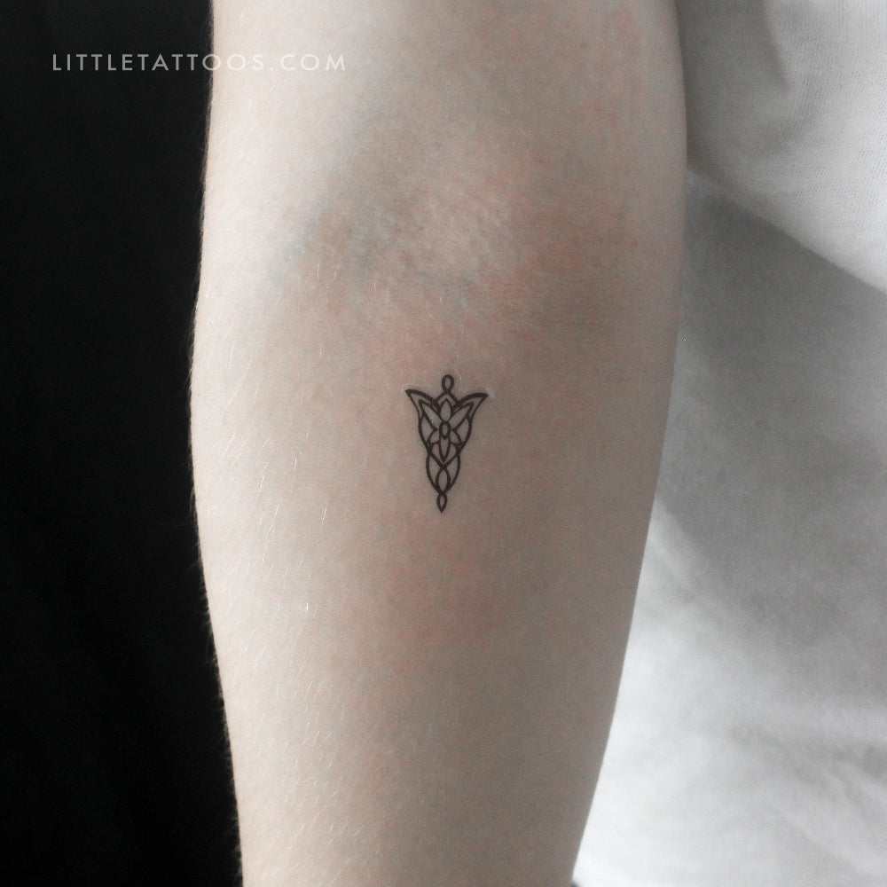 Tatuaje temporal de estrella de la tarde - Juego de 3