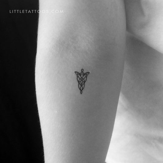Tatuaje temporal de estrella de la tarde - Juego de 3