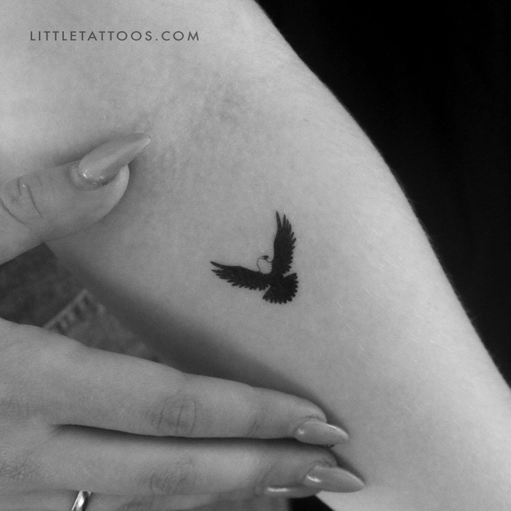 American Bald Eagle Temporary Tattoo - Set of 3
