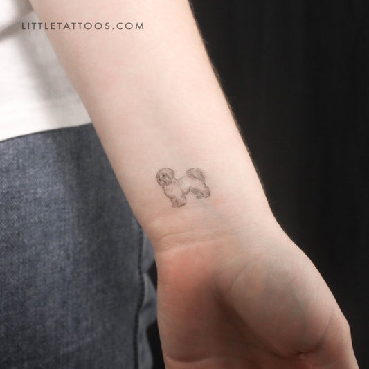 Maltese Temporary Tattoo - Set of 3