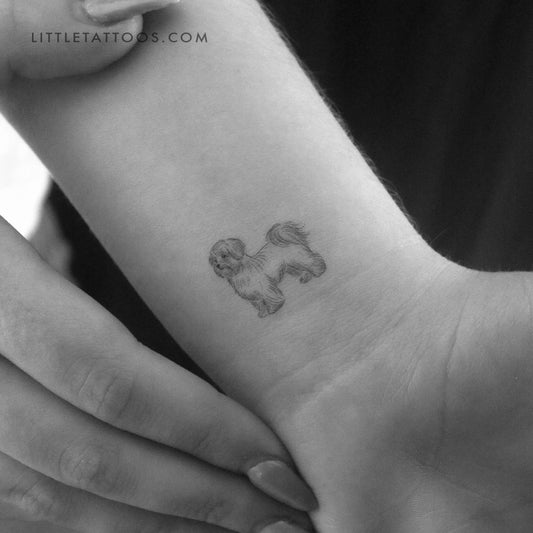Maltese Temporary Tattoo - Set of 3