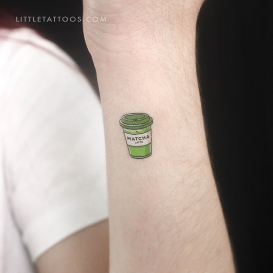 Takeaway Matcha Temporary Tattoo - Set of 3