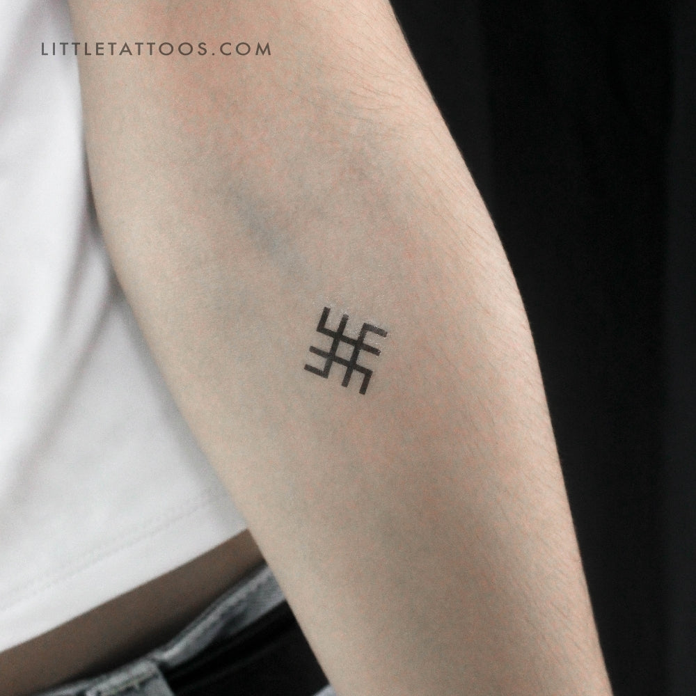 Svarog Temporary Tattoo - Set of 3