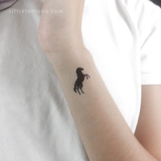 Tatuaje temporal de semental de pie - Juego de 3
