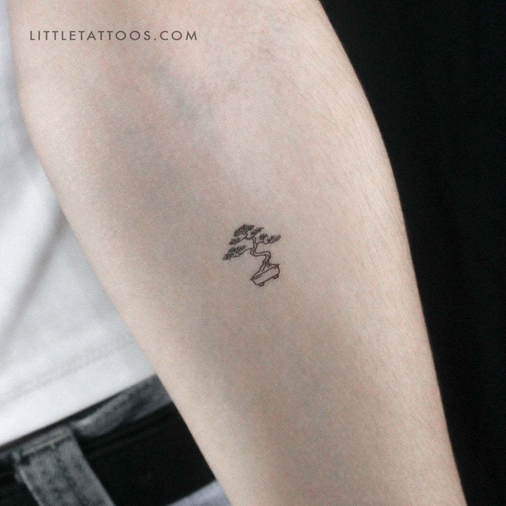 Little Bonsai Temporary Tattoo - Set of 3
