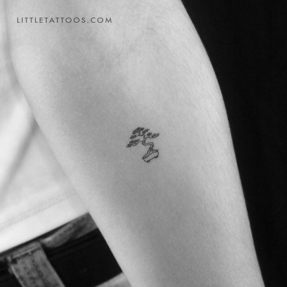 Little Bonsai Temporary Tattoo - Set of 3