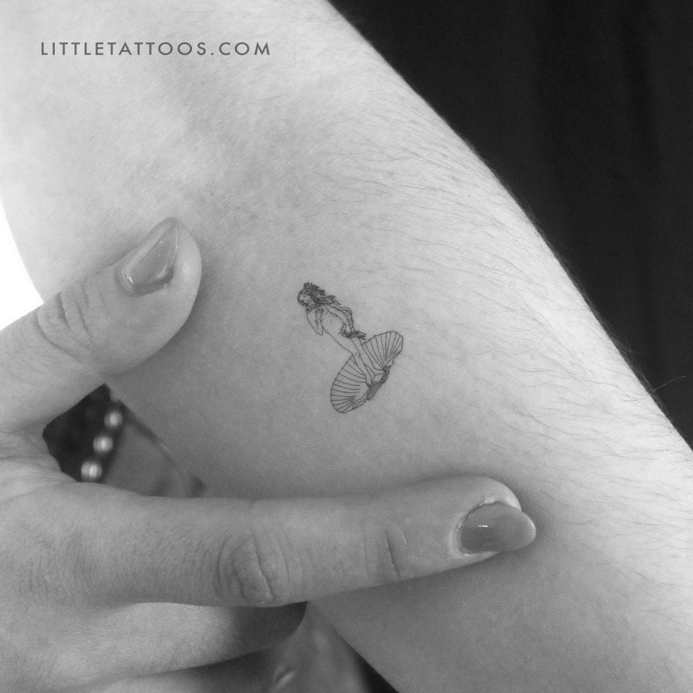 Tatuaje temporal de la Venus de Botticelli (juego de 3)