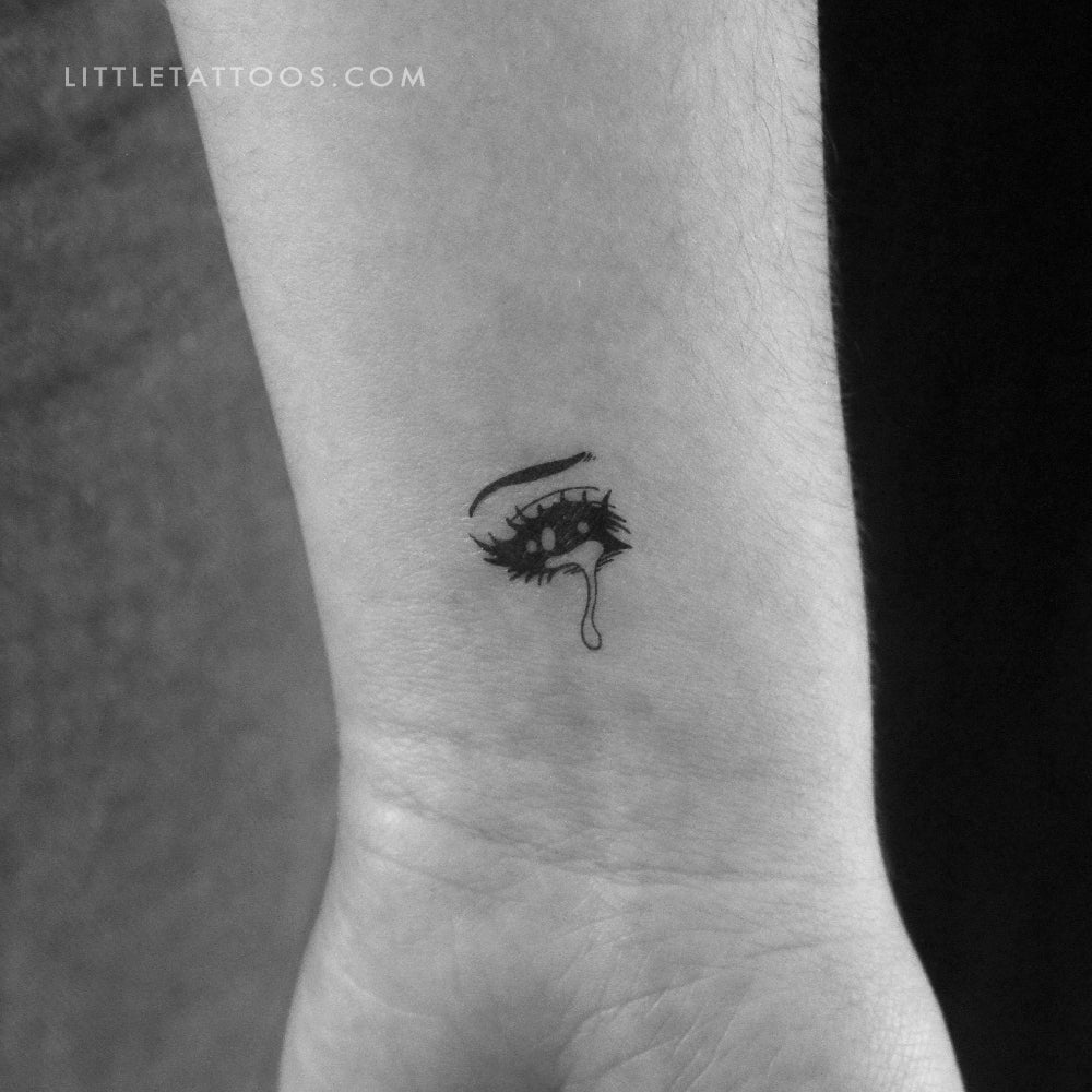 Tatuaje temporal "Ojo pequeño llorando" de Tukoi - Juego de 3
