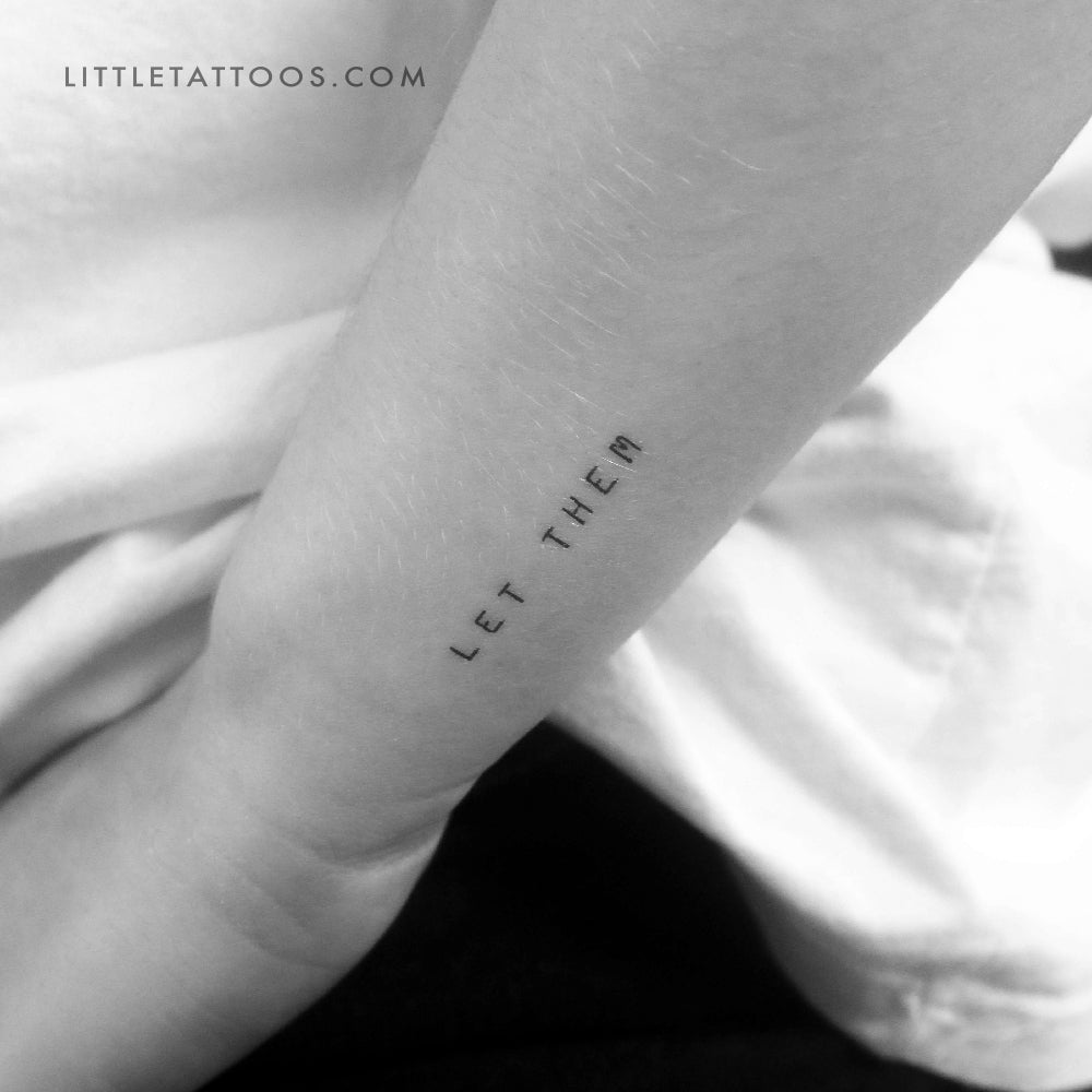 Uppercase Let Them Temporary Tattoo - Set of 3