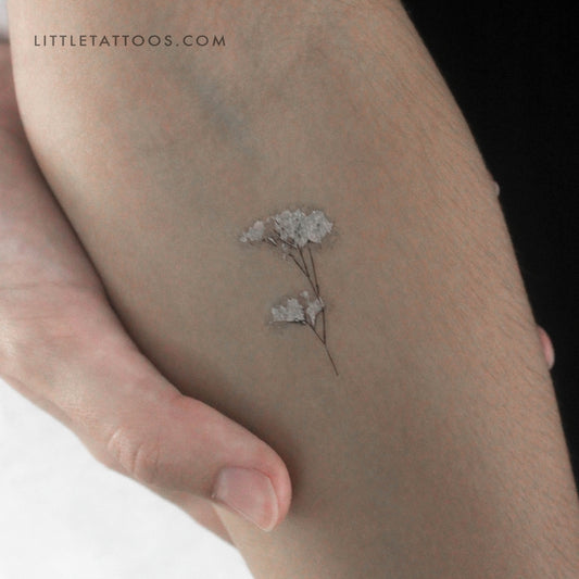 Gypsophila Temporary Tattoo - Set of 3