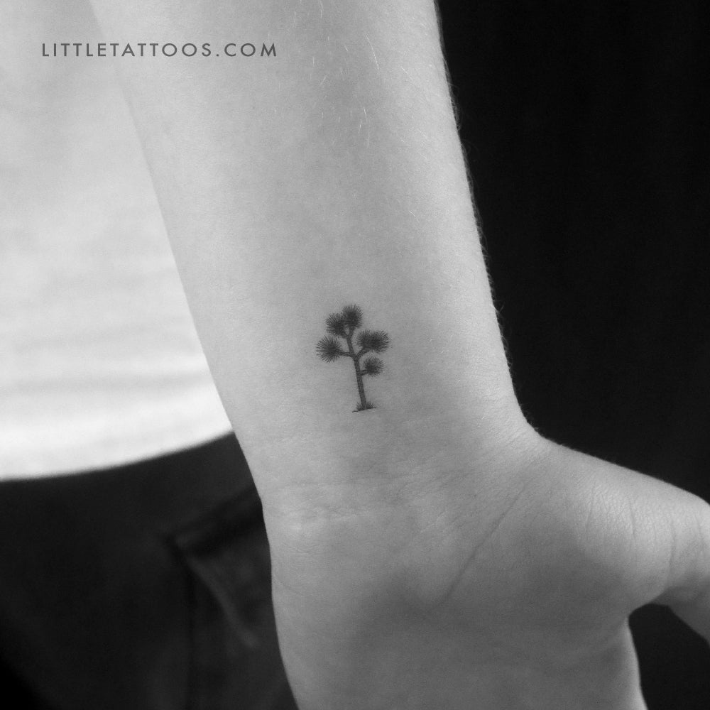 Small Joshua Tree Temporary Tattoo - Set of 3