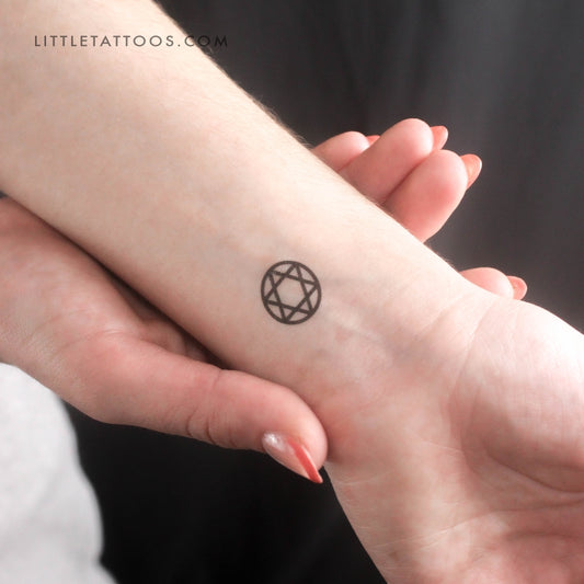 Seal Of Solomon Temporary Tattoo - Set of 3