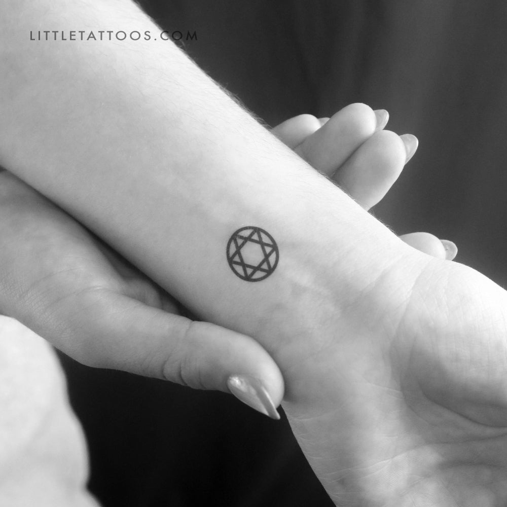Seal Of Solomon Temporary Tattoo - Set of 3
