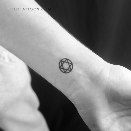 Seal Of Solomon Temporary Tattoo - Set of 3