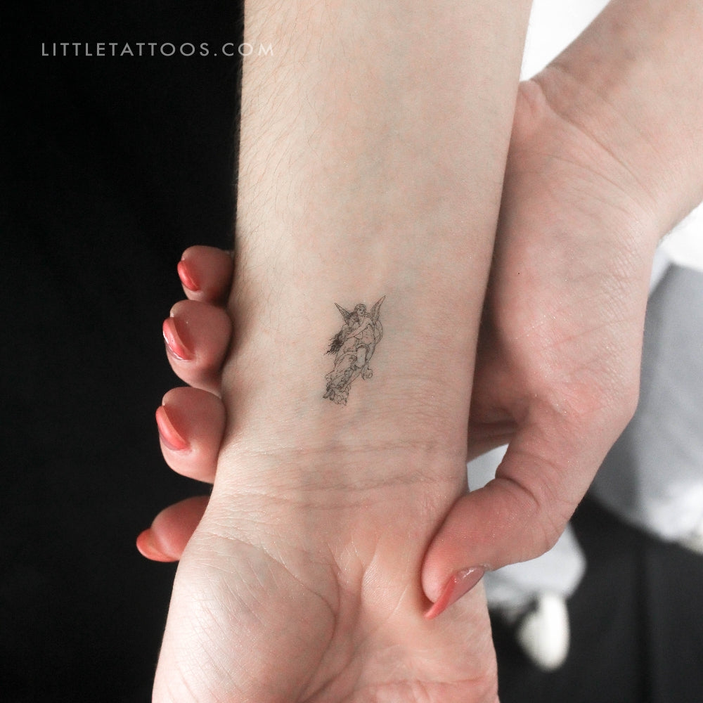 Small The Abduction Of Psyche Temporary Tattoo - Set of 3