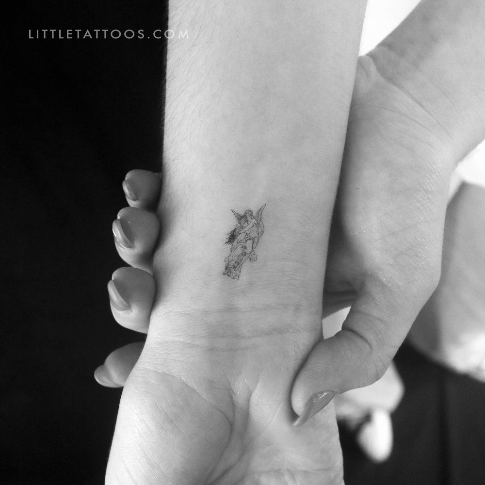 Small The Abduction Of Psyche Temporary Tattoo - Set of 3