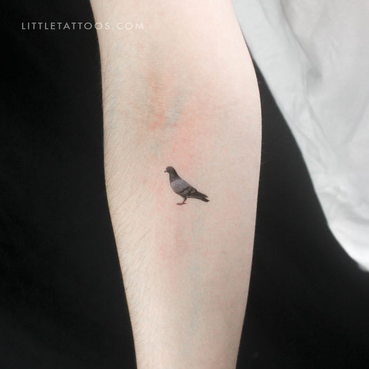 Tatuaje temporal de paloma - Juego de 3